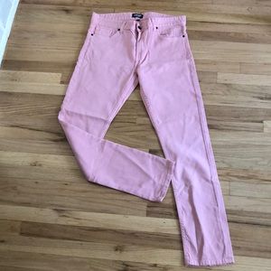 “Affaires” Pink straight leg jeans size 32